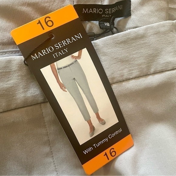 🆕 Mario Serrani Italy - Stretch Pant NEW Size 16 - Picture 5 of 5